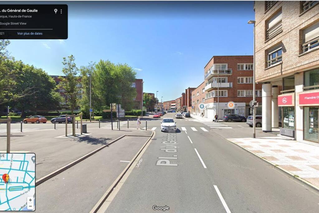 Grande Chambre Dans Loft A Deux Pas De La Plage Dunkirk Exteriör bild